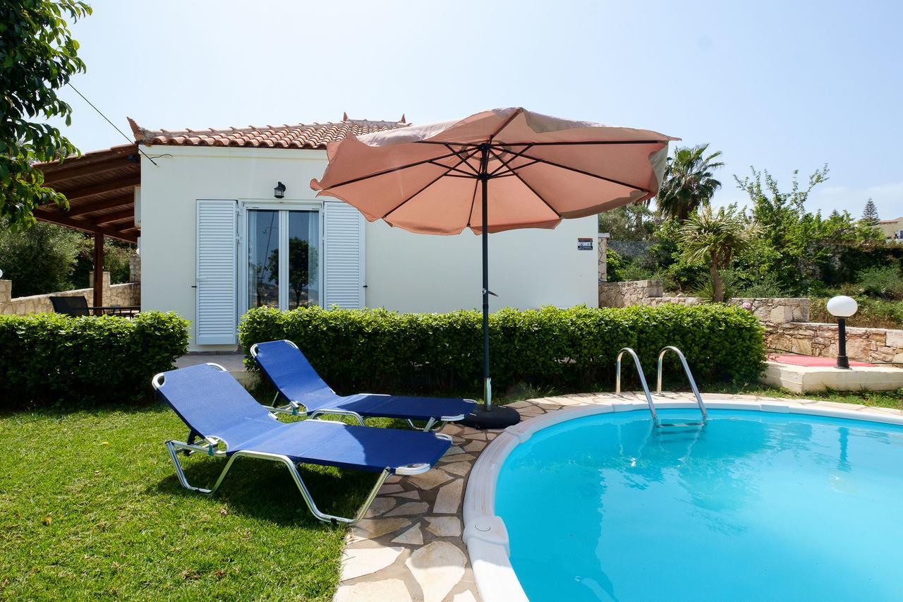 Chill And Relax In A Home With Pool Near The Beach Алмирида Экстерьер фото